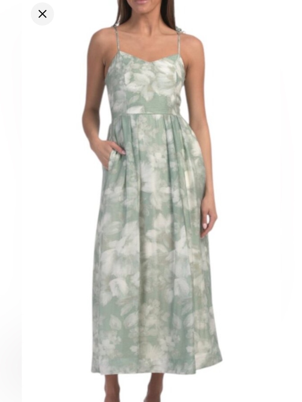 Calypso St. Barth Floral Maxi Dress with beaded tassels . Sz 14